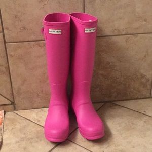 Bubblegum Pink Original Tall Hunter Rain Boots